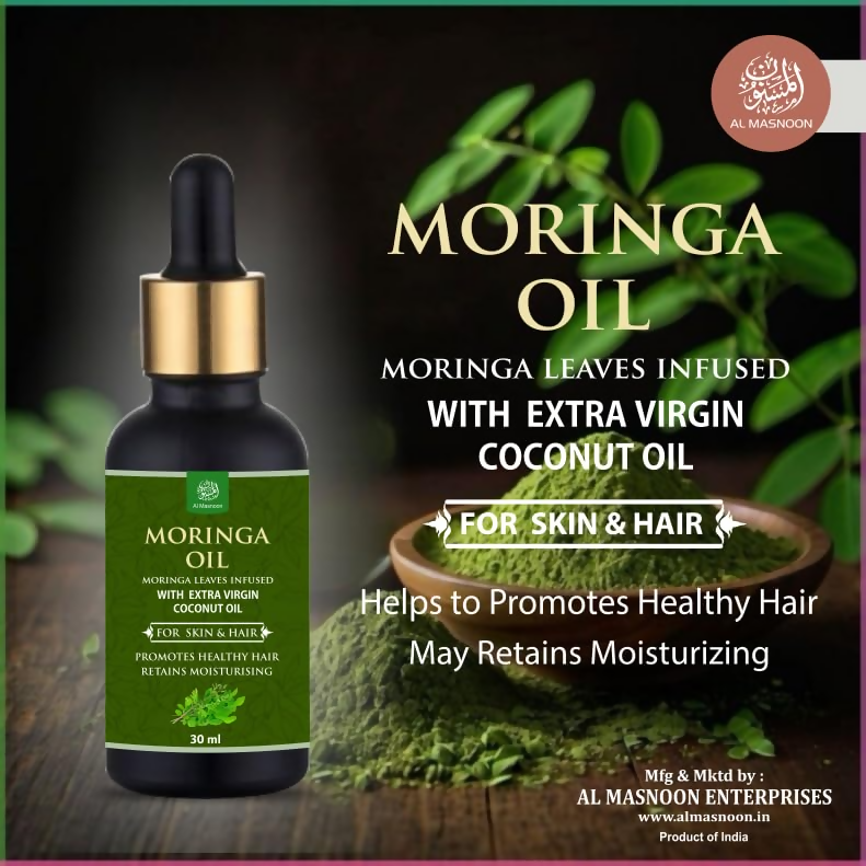 Al Masnoon Moringa Oil Infused with Extra Virgin Coconut Oil - Distacart