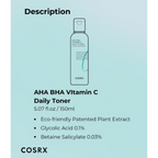 Cosrx Refresh AHA BHA Vitamin C Daily Toner