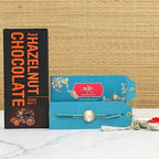 Black Panther Rakhi & Amul Hazelnut Chocolate