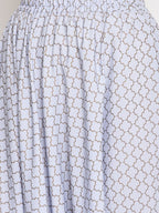 Ahalyaa Crepe Printed Top With Harem Pant