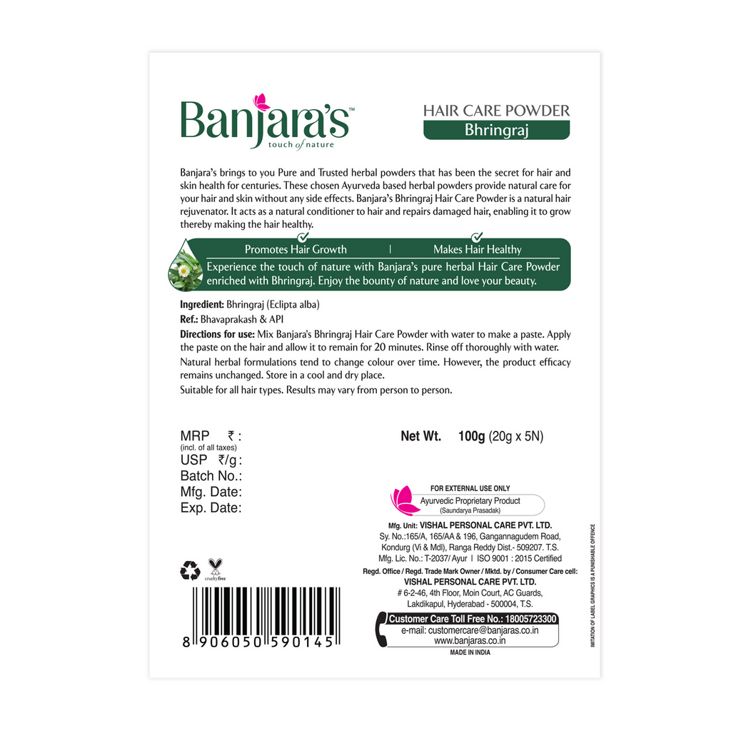 Banjara's Bhringaraj Hair Care Powder