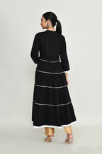 Joban Fashion Black Rayon Kurta Set