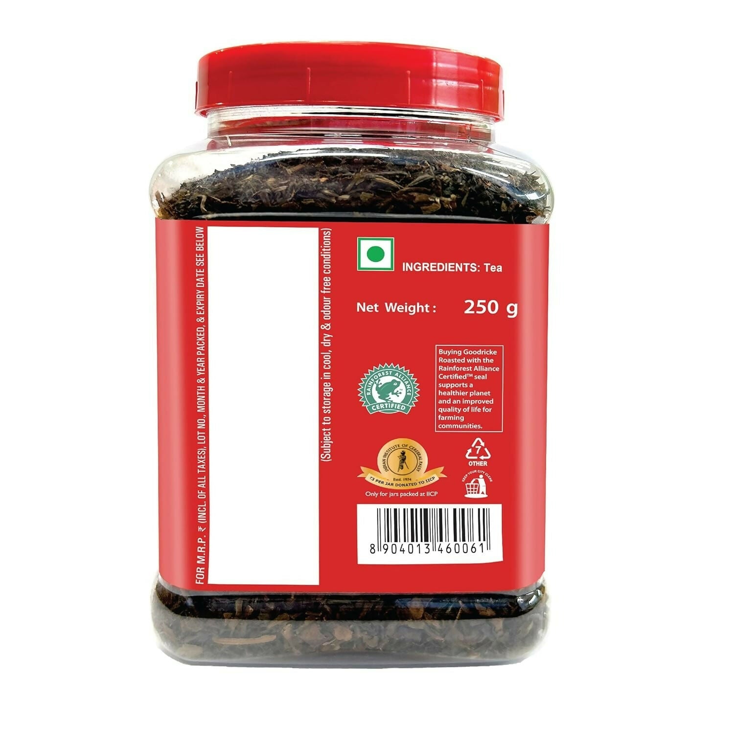 Goodricke Roasted Organic Darjeeling Tea Jar