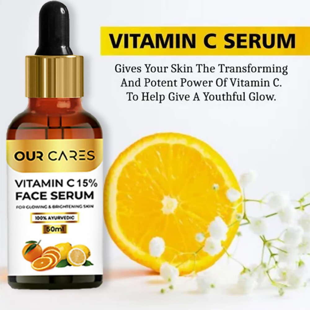 Our Cares Vitamin C Daily Glow Face Serum for Men & Women - Distacart