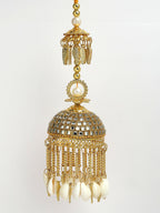 NVR Women's Pack Of 2 Gold-Polished Kundan Kaleera Sets - Distacart