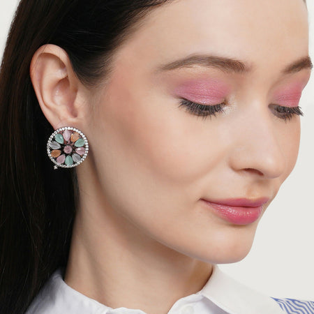 Blush Stone Wheel Studs- Ruby Raang