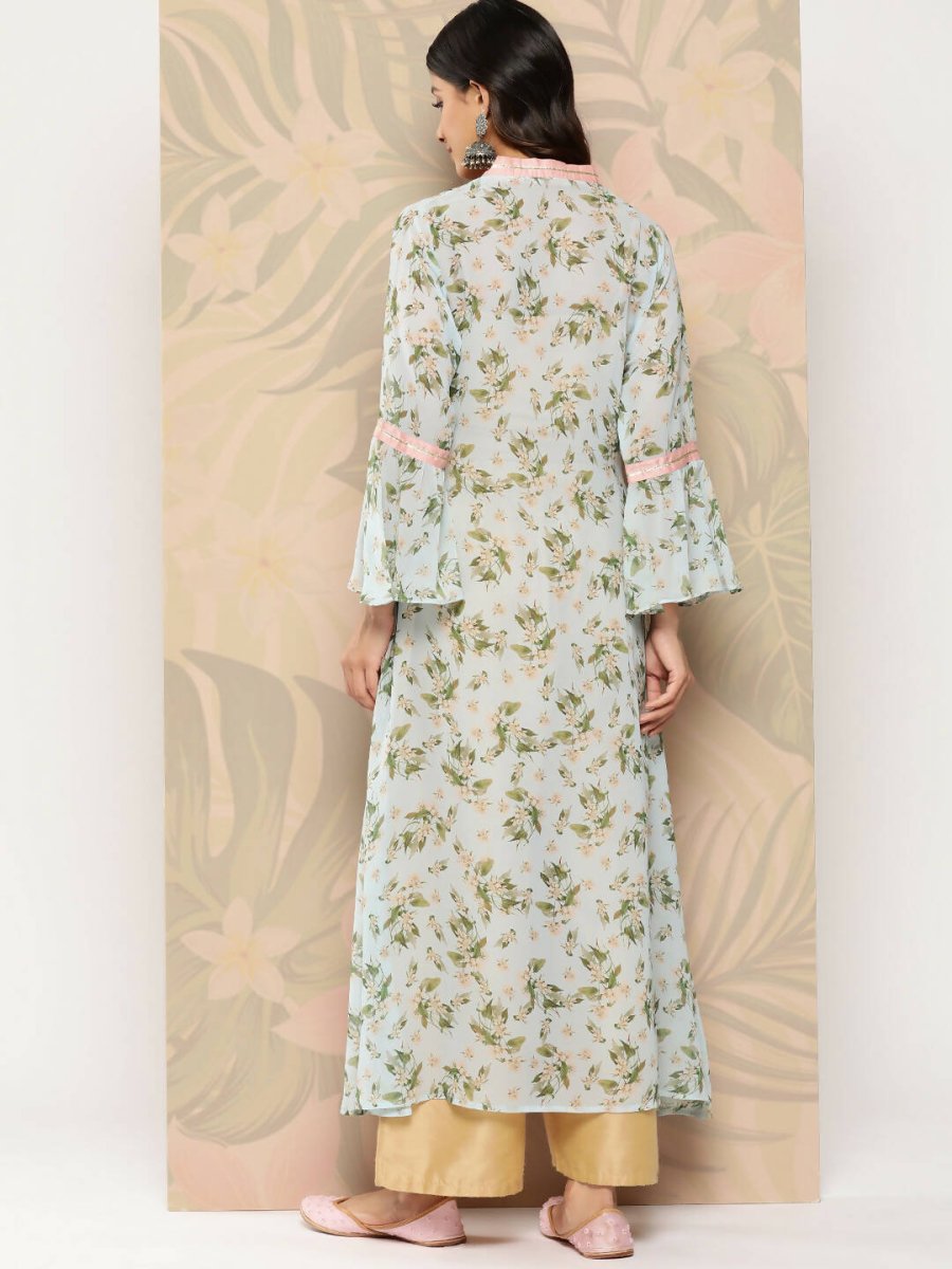 Ahalyaa Women's Traditional wear Kurta - Sky Blue