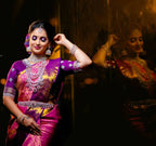 DEIANA'S Beautiful Designer Golden zari Soft Lichi Silk Saree - Pink
