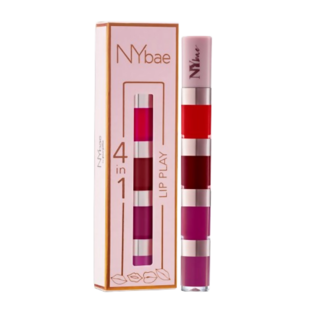 NY Bae 4 IN 1 Lip Play Liquid Lipstick - Rose Rush