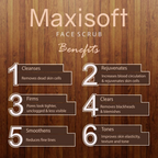 Maxisoft Face Scrub Tan Removal Exfoliating Scrub