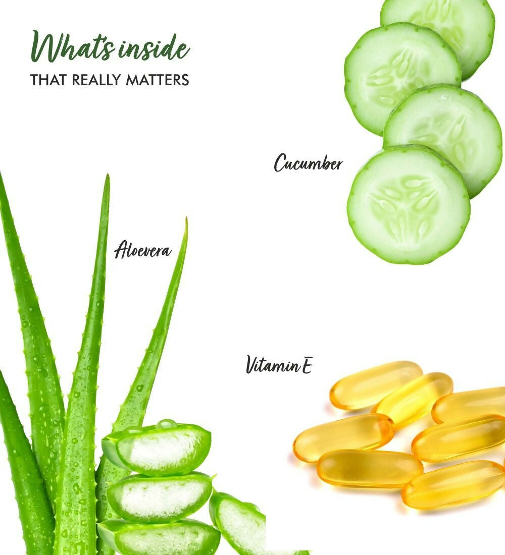 The Love Co. Cucumber Aloe Vera Gel For Face