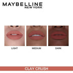 Maybelline New York Color Sensational Creamy Matte Lipstick / 656 Clay Crush - Distacart