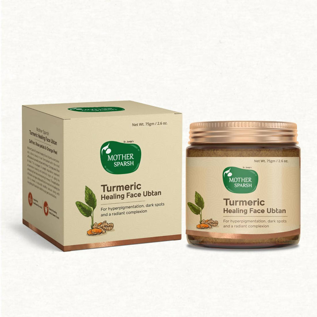 Mother Sparsh Turmeric & Kashmiri Saffron Face Ubtan Powder