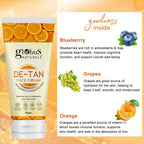 Globus Naturals De Tan Face Cream, Suitable For All Skin Types