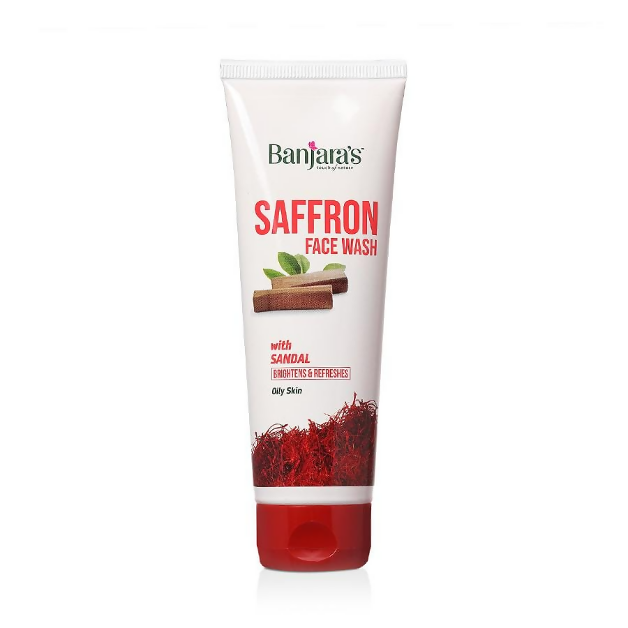 Banjara's Saffron Face Wash with Sandal - Distacart