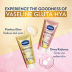 Vaseline Gluta Hya Serum-in-Lotion - Dewy Radiance, Overnight Radiance & Flawless Glow Combo - Distacart