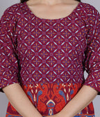 Vamika Multicolor Cotton Printed Party/Casual Wear Kurti (GAM21K)