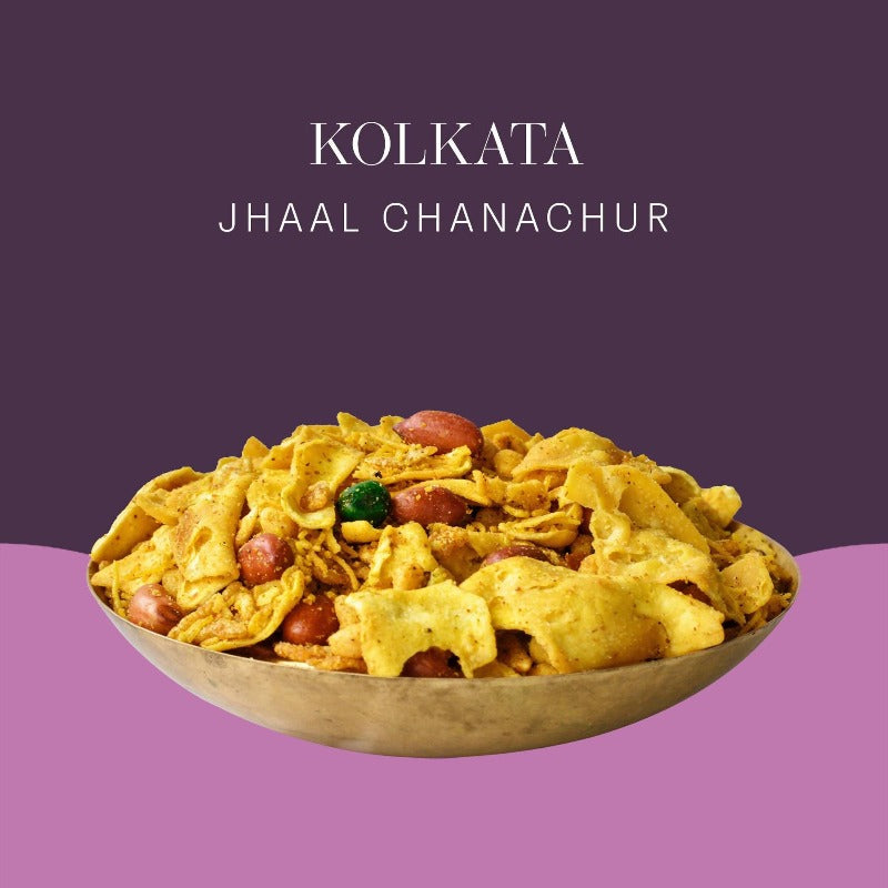 Postcard Kolkata Jhaal Chanachur