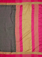 Mimosa Women's Banarasi Silk Black Saree - Distacart