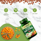 Himalayan Organics Plant Based Hair-Skin Vitamin Biotin + DHT Blocker Veg Capsules - Distacart