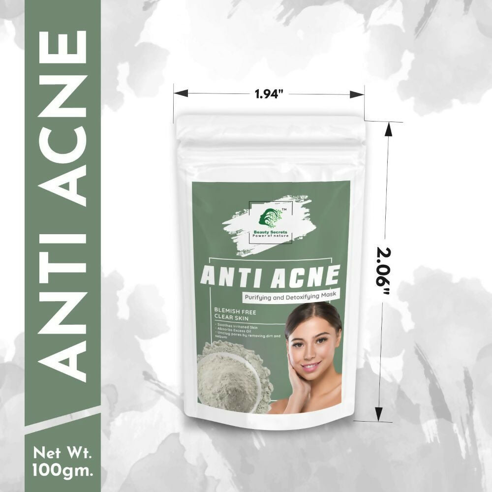 Beauty Secrets Anti Acne Face Mask - Distacart