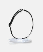 Manet Boys Solid Single Layer Bow - White
