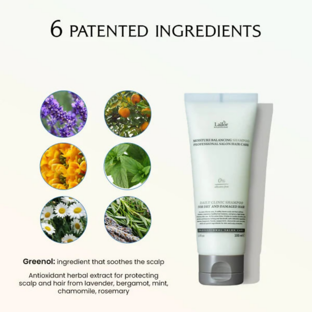 La'dor Korean Moisture Balancing Shampoo for Sensitive Scalp & Dry Hair, Vegan, Paraben Free
