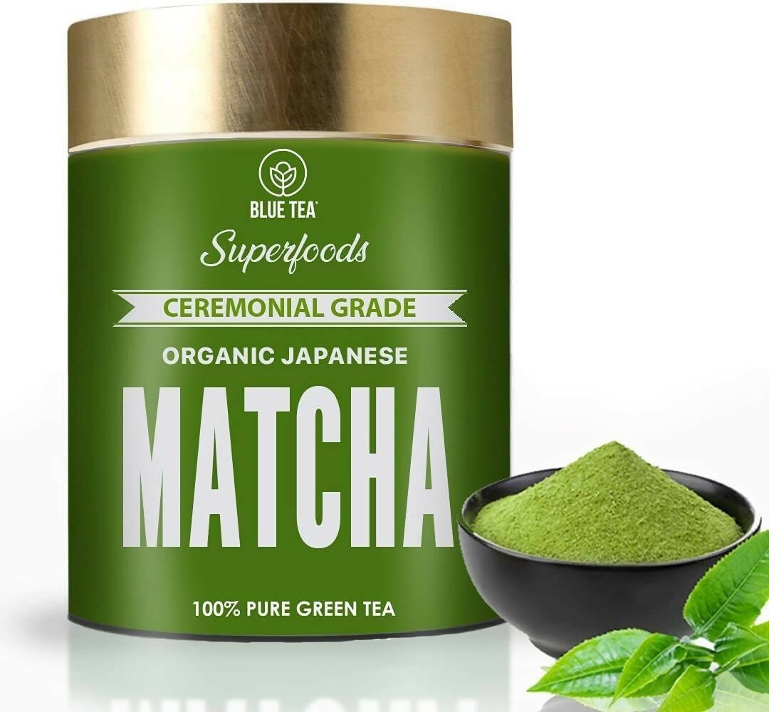 Blue Tea Authentic Japanese Matcha Green Tea Powder - Ceremonial Grade