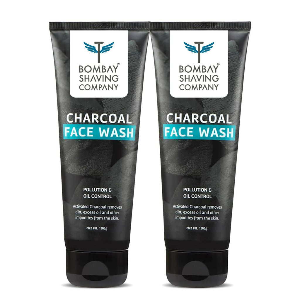 Bombay Shaving Company Charcoal Face Wash for Men Anti Pollution, Oil Control and Brightening