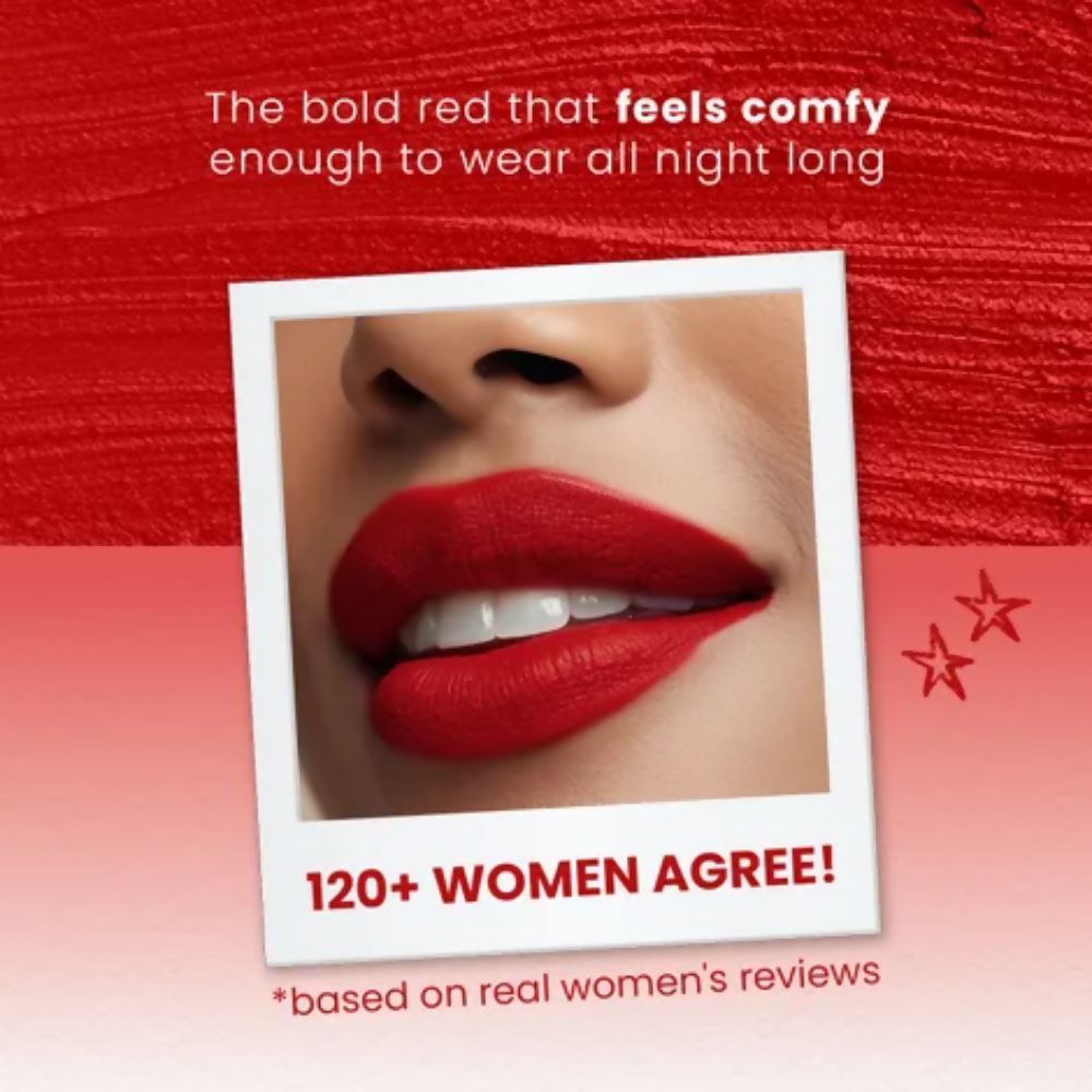 NY Bae Velvet Mousse Liquid Lipstick - Red Hot Rebel 01