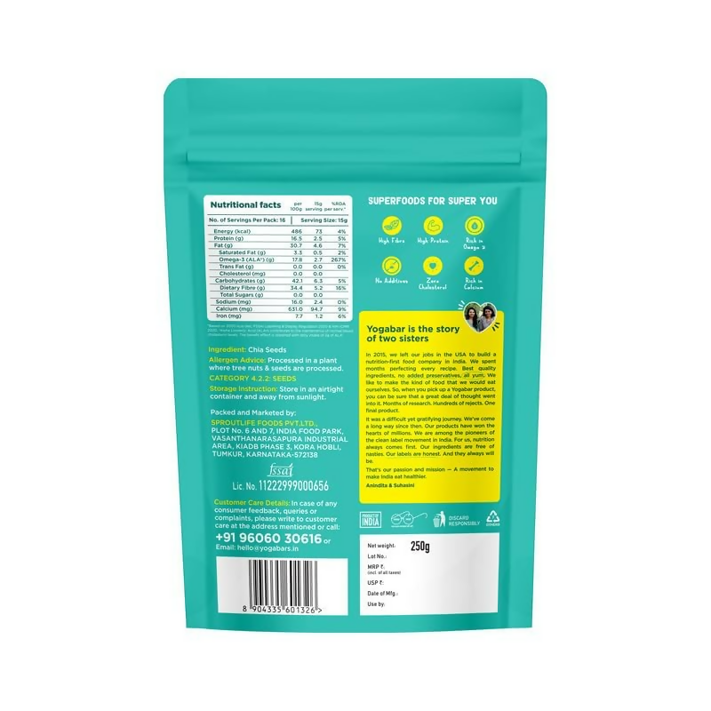 Yoga Bar Seeds Combo – Chia, Flax, Sunflower & Pumpkin Seeds - Distacart