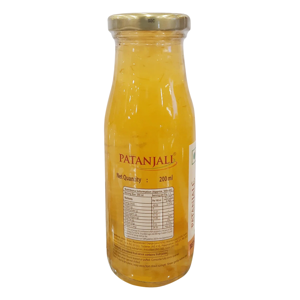 Patanjali Orange Aloe Chunk Drink - Distacart