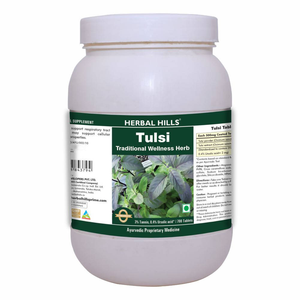 Herbal Hills Tulsi Traditional Wellness Herb Tablets