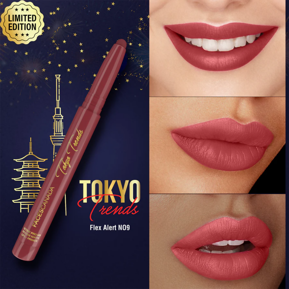 Faces Canada Ultime Pro HD Intense Matte Lips + Primer - Flex Alert N09