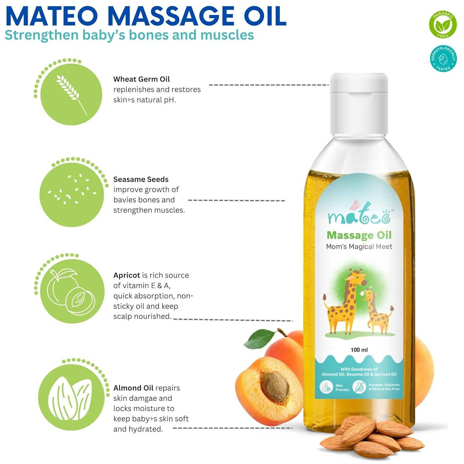 Mateo Baby Massage Oil Mom’s Magical Meet