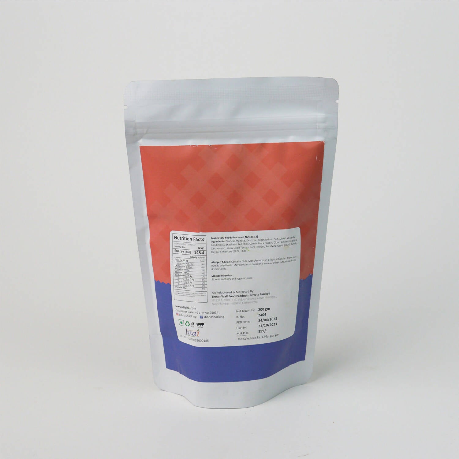 Dibha - Honest Snacking Tangy Tomato Cashew