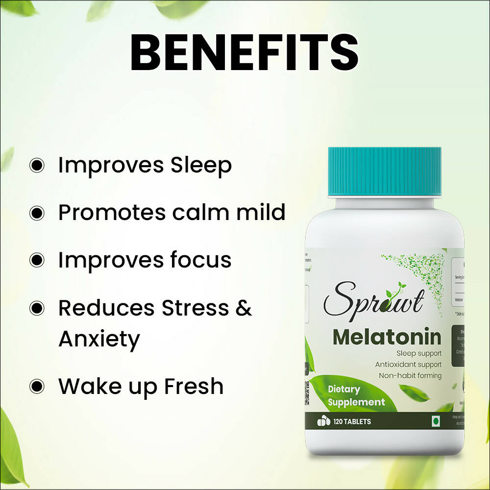 Sprowt Melatonin Tablets - Distacart