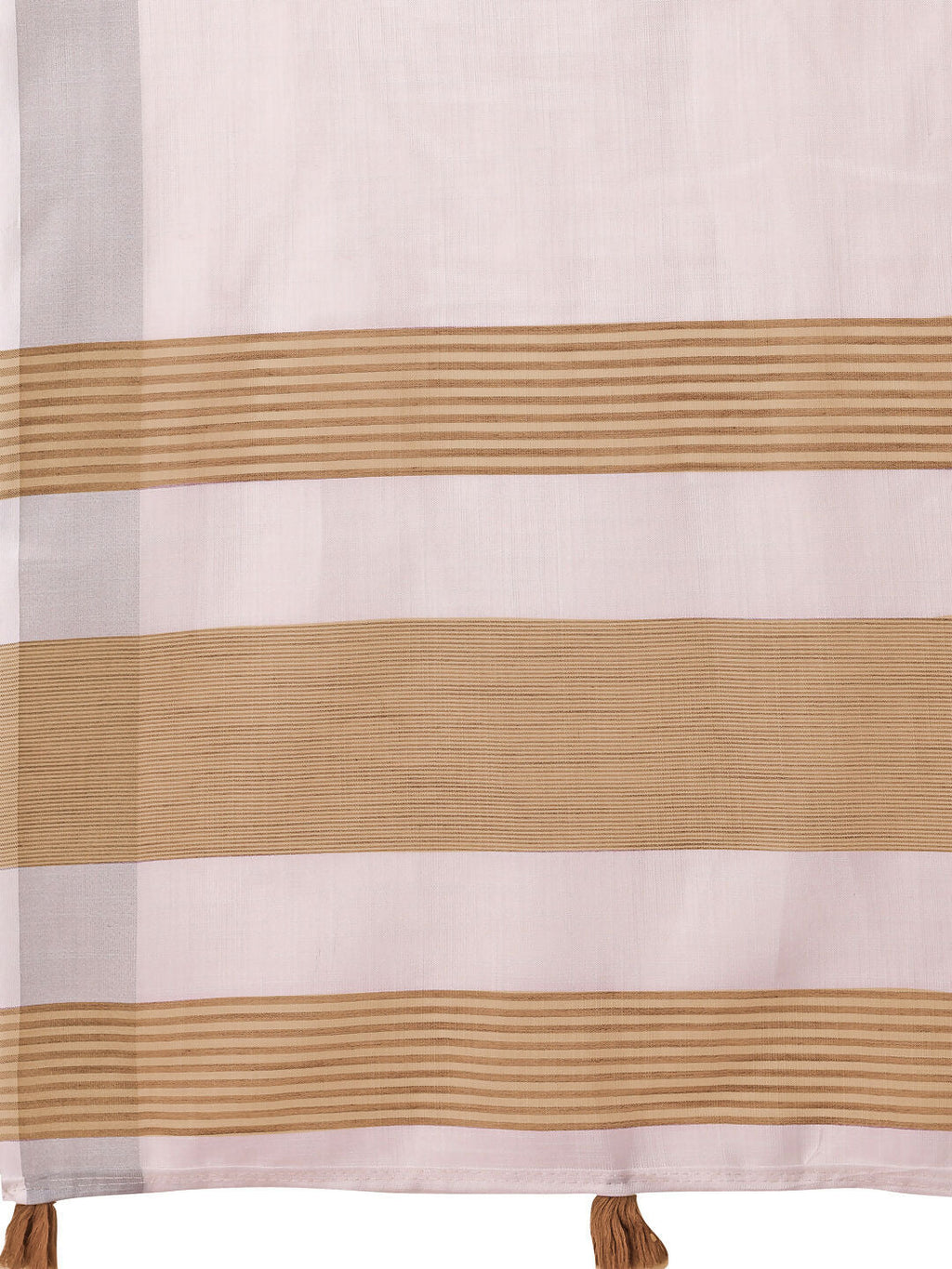 Shree Shyam Fashion The White Loom White Linen Cotton Saree