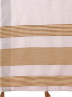 Shree Shyam Fashion The White Loom White Linen Cotton Saree