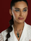 Women's Silver-Plated Necklace - Ruby Raang - Distacart
