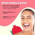 PLIX The Plant Fix Pomegranate Collagen Bounce Serum - For Reducing Fine Lines & Wrinkles