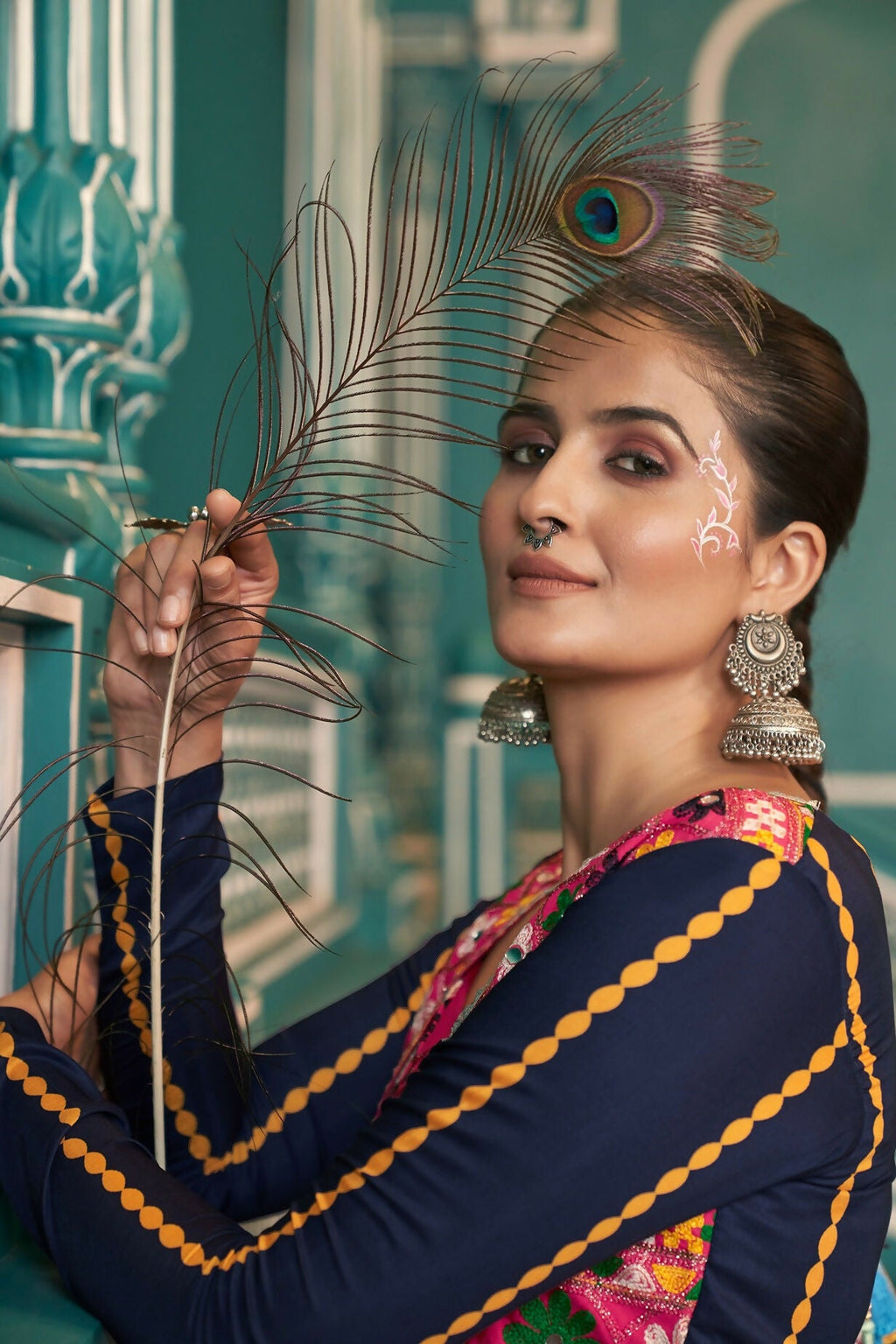 AI Fashion Multi Color Poly Maska Silk Designer Navratri Lehenga Choli Collection
