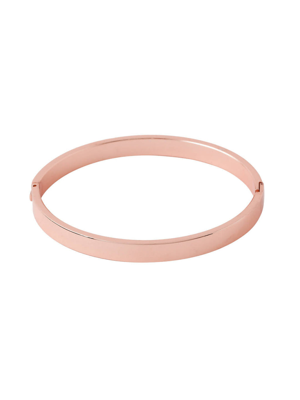 NVR Men's Rose Gold Metal Interlock Kada Bracelet - Distacart