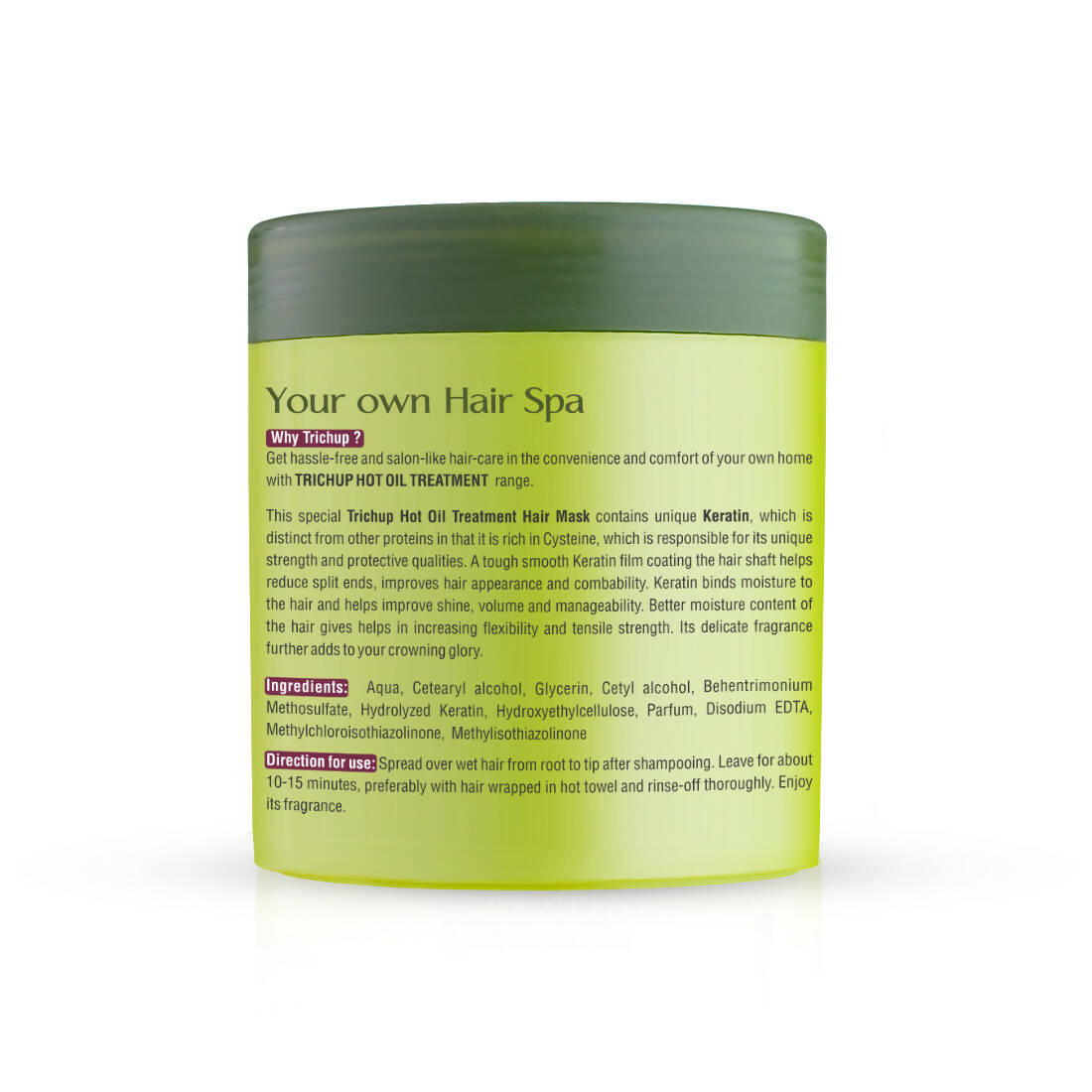 Vasu Healthcare Trichup Keratin Hot Oil Treatment Hair Mask