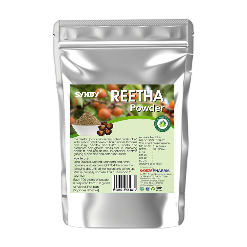 Syndy Pharma Reetha Powder for Hair