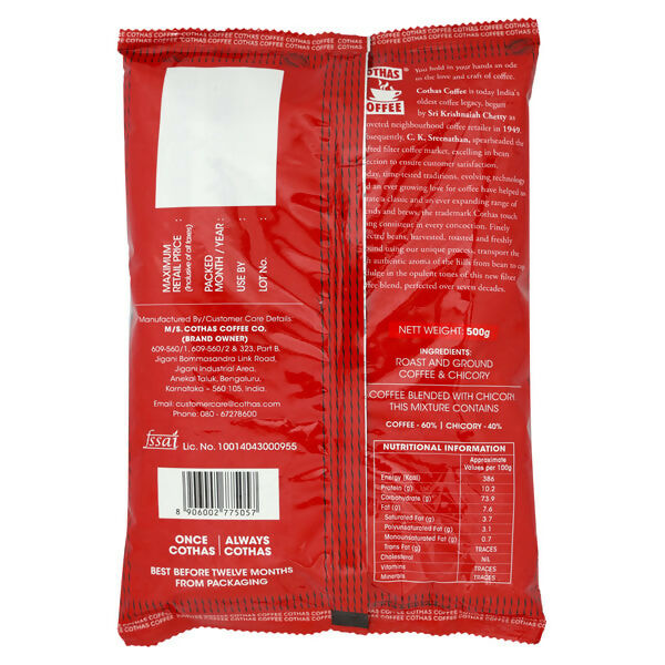 Cothas Coffee – Hotel Blend Extra Strong Coffee Powder