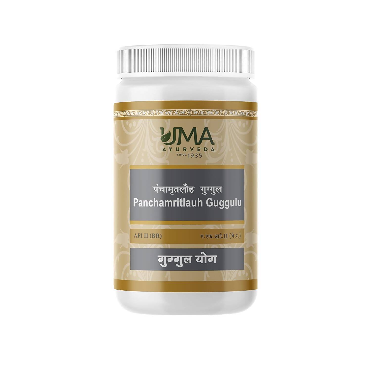 Uma Ayurveda Panchamritlauh Guggul with Silver - Distacart