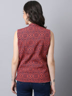 Even Apparels Navy 100% Viscose Rayon Open Front Gillet - Distacart