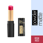Blue Heaven Powder Matte Lipstick Risk Red 3.5 gm