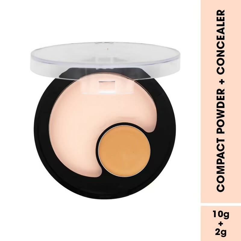 Fashion Colour 2 In 1 Compact Powder and Concealer-Shade 01 (Fair Skin Tone)